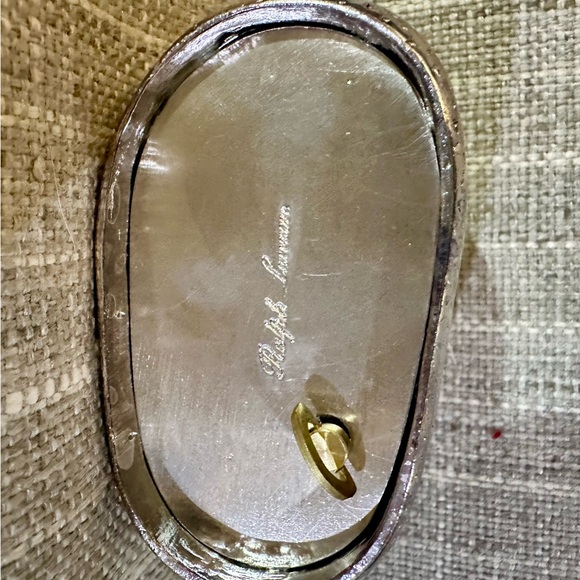 Ralph Lauren Silver Baby Bootie - Picture 3 of 5